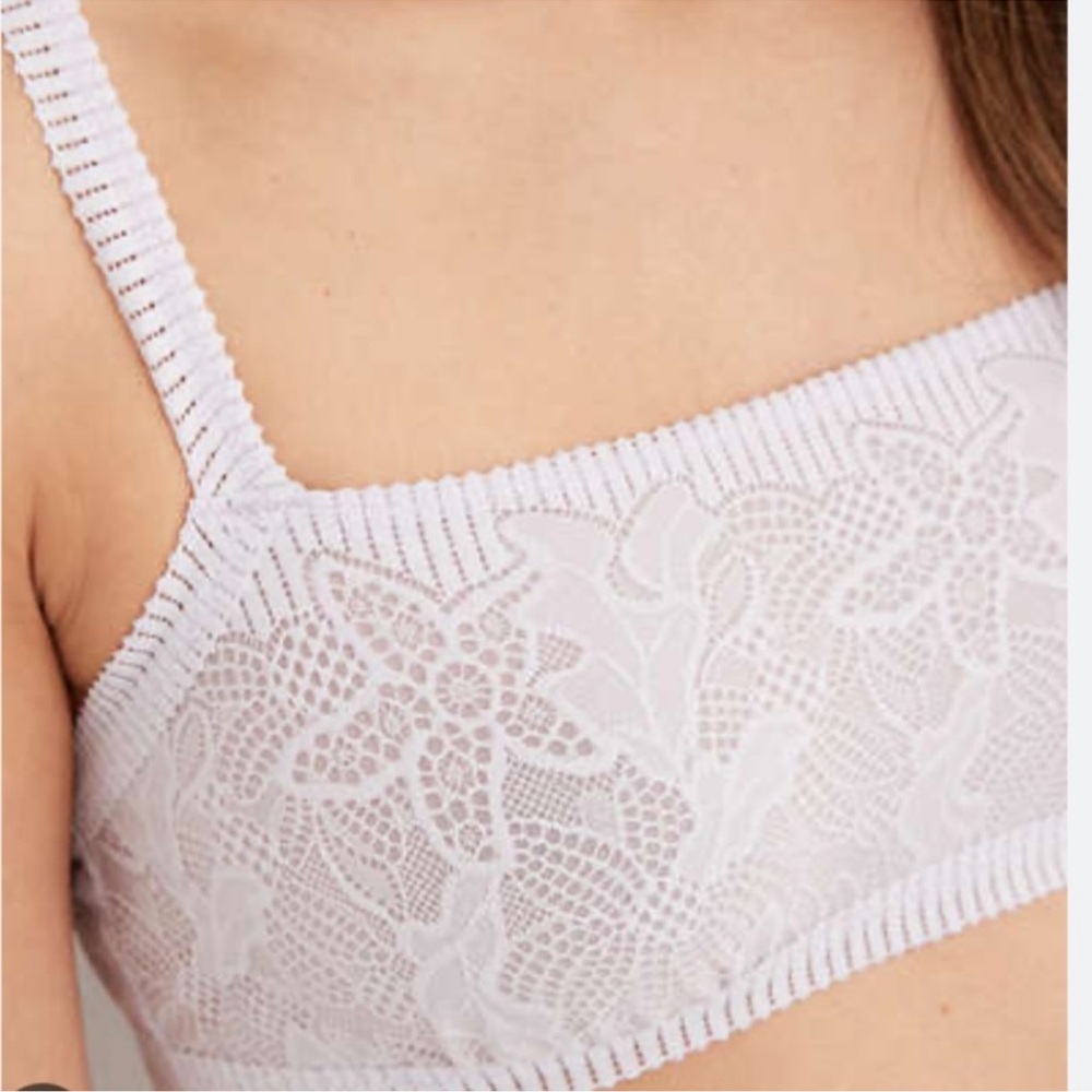 Aerie lace bandeau purple